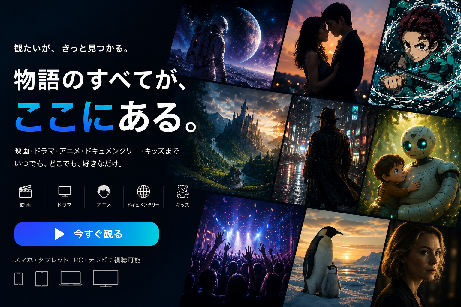 Disney+ 物語のすべてが、ここにある。映画・ドラマ・アニメ・ドキュメンタリー・キッズ